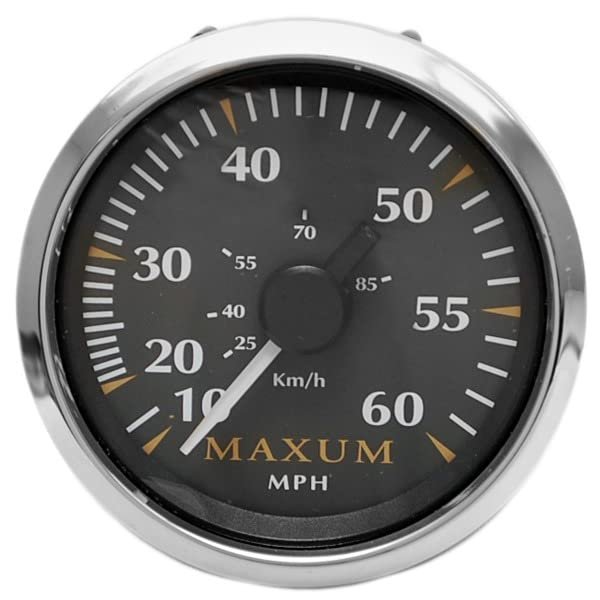 Faria Boat Speedometer Gauge SE9744A | Bayliner Maxum 3 1/4 Inch