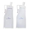 Survivor Filter 2L Clear Collapsible Water Bottles - Travel, Hiking, Foldable, BPA-Free - 2 x 67oz view 1