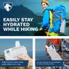 Survivor Filter 2L Clear Collapsible Water Bottles - Travel, Hiking, Foldable, BPA-Free - 2 x 67oz view 3