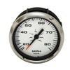 Faria Boat Speedometer Gauge SE9423A | 80 MPH 3 1/4 Inch Silver White view 1