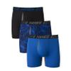 Hanes Mens X-temp Total Support Pouch Underwear, Anti-chafing, Moisture-wicking Multi-pack Boxer Briefs, Regular Leg - Marled, Large US view 1