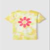 Happy Nation Relaxed Cotton Short Sleeve T Shirt, Sour Yellow Tie Dye, Large view 4