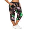 ALWAYS Women's Capri Jogger Pants - High Waisted Soft Zipper Casual Sweat Pants 1777BKGN M view 1