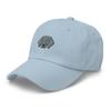 Weimaraner hat, Embroidered Unisex Baseball hat, Weimaraner Gifts, Weimaraner Dog mom dad hat. Light Blue view 3