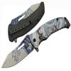 SZCO Supplies 300576-BL Great Wave Liner Lock Edc Folding Knife with Pocket Clip, Blue, 8.5" Length view 1