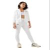 Happy Nation Jogger Fleece Sweatpants, Optic White, Small view 2