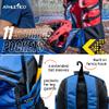 Athletico Dominator Baseball Backpack, Catchers Gear Adult Bag for 4 Bats, Large Bat & Equipment, Holds Chest Protector, Helmet, Gloves, Cleats - Blue view 3