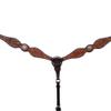 BAR H EQUINE American Leather Horse Saddle Tack Breast Collar Eleanor Collection view 1