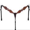 BAR H EQUINE American Leather Horse Saddle Tack Breast Collar Eleanor Collection view 2
