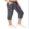 ALWAYS Women's Capri Jogger Pants - High Waisted Soft Zipper Casual Sweat Pants V3619NA S view 1