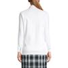 Lands' End School Uniform Kids Long Sleeve Interlock Polo Shirt Small White view 2