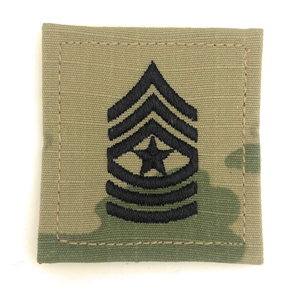 US Army Sergeant Major OCP with Hook