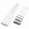 StrapHabit Quick Release Rubber Watch Strap Band FKM 20mm 22mm (20mm, White) view 1