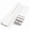 StrapHabit Quick Release Rubber Watch Strap Band FKM 20mm 22mm (20mm, White) view 2