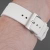 StrapHabit Quick Release Rubber Watch Strap Band FKM 20mm 22mm (20mm, White) view 3