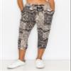 ALWAYS Women's Capri Jogger Pants - High Waisted Soft Zipper Casual Sweat Pants 928 S view 3