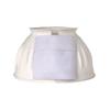 Dover Saddlery Rubber Hook-and-Loop Bell Boots, Color: White, Size: Small view 2