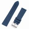 StrapHabit Quick Release Rubber Watch Strap Band FKM 20mm 22mm (20mm, Blue) view 2