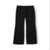Happy Nation Cotton Flare Pants, Pure Black, Large view 1