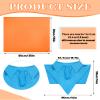 Jecery Halloween Deluxe Costume for Adult Fake Collar Detachable Dickey Collar Orange Square Neck Scarf Synthetic Short Wigs with Mesh Net Wig Caps Cosplay view 2