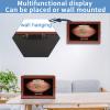 COMSREV Football Case Display Case Wall Mount Full Size Wooden Football Box Memorabilia w/98% UV Acrylic Door Holder Transparent Signed Protective Shelf (Single Ball - Cherry) view 3