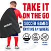 TGU Soccer Net, Kids Pop-up Soccer Goals for Backyard Football Practice & Training, Portable Set of 2, Black (NOS36340B02), 4 x 3 Ft view 3