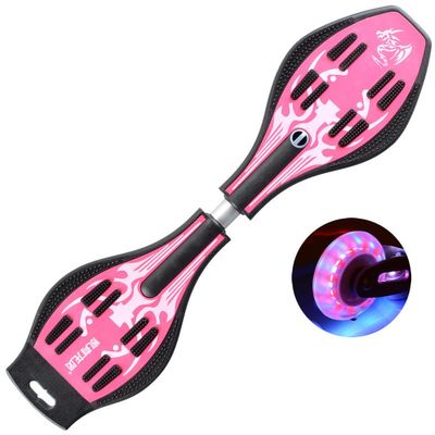 XUDREZ Caster Board Skateboard, Compact and Lightweight Caster Board Deluxe Junior Caster Board in Amazing 8 Color with Illuminating Wheels and 360 Degree Casters for More Excitement and Fun