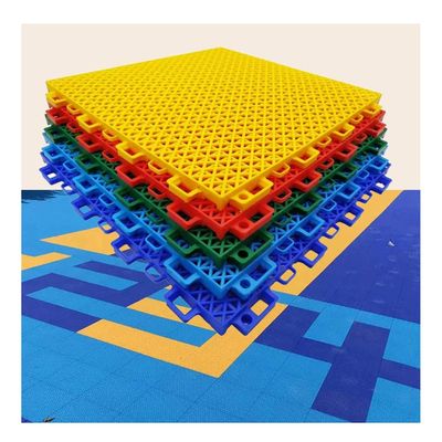30.5CM Modular Interlocking Floor Tiles, Basketball Court Badminton Court Sports Floor, Kindergarten Playground Puzzle Floor (Color : Yellow, Size : 10PCS)