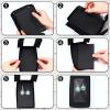 Crtiin 30 Pcs Jewelry Packaging Boxes 5.4"x3.4"x0.7" Cardboard Necklace Gift Boxes Bulk with Clear Window, Display Card and Thank You Stickers for Necklace, Earring, Bracelet, Ring(Black) view 3
