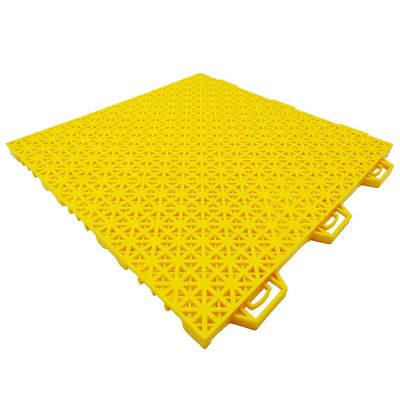 25CM Modular Interlocking Floor Tiles Sports Floor, Kindergarten Amusement Park School Playground Gymnasium Color Splicing Waterproof Floor (Color : Yellow, Size : 1PCS)