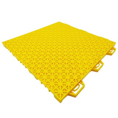 25CM Modular Interlocking Floor Tiles Sports Floor, Kindergarten Amusement Park School Playground Gymnasium Color Splicing Waterproof Floor (Color : Yellow, Size : 16PCS)