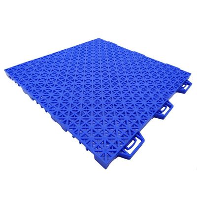 25CM Modular Interlocking Floor Tiles Sports Floor, Kindergarten Amusement Park School Playground Gymnasium Color Splicing Waterproof Floor (Color : Blue, Size : 16PCS)