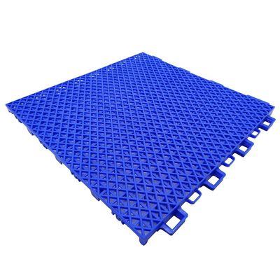 30.5CM Modular Interlocking Floor Tiles, Kindergarten Amusement Park School Playground Gymnasium Color DIY Puzzle Waterproof Floor (Color : Blue, Size : 1PCS)