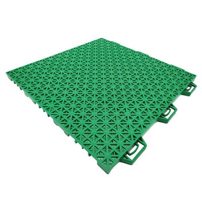 25CM Modular Interlocking Floor Tiles Sports Floor, Kindergarten Amusement Park School Playground Gymnasium Color Splicing Waterproof Floor (Color : Green, Size : 16PCS)