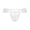 Fldy Men Hollow Out Strappy Sissy Briefs Lace Sheer Bowknot Gay Underwear Crossdress Lingerie Type E White One Size view 1