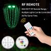 HIAARO LED Disc Golf Baskets Light 2 Pack with Magnetic Attachment, RF Remote Control, Waterproof, Multi Colored Adjustment Modes for Disc Golf Night Practice view 2
