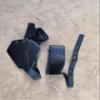 KinStore Leather Frog Medieval Swords Holder/Samurai Swords Holder for Two Swords set on the back view 2