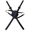 KinStore Leather Frog Medieval Swords Holder/Samurai Swords Holder for Two Swords set on the back view 3
