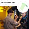 BESPORTBLE Carrier Case Storage Box for Outdoor Accessories Lightweight Portable Dart Storage Box Carabiner Versatile Organizer for and More Transparent Design view 3