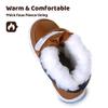 Apakowa Kids Boys Insulated Fur Winter Warm Snow Boots (Toddler/Little Kid) view 3