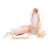 BININBOX Girl's Canvas Ballet Dance Toe Shoes Professional Satin Pointe Shoes(1 M US Big Kid,Canvas Pink) view 1