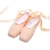BININBOX Girl's Canvas Ballet Dance Toe Shoes Professional Satin Pointe Shoes(1 M US Big Kid,Canvas Pink) view 2
