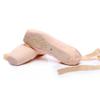 BININBOX Girl's Canvas Ballet Dance Toe Shoes Professional Satin Pointe Shoes(1 M US Big Kid,Canvas Pink) view 3
