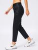 Soothfeel Women's Pants with 4 Pockets 7/8 Stretch High Waisted Sweatpants Travel Athletic Work Golf Pants for Women(Black Leopard, Large) view 2