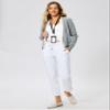 Soothfeel Women's Pants with 4 Pockets 7/8 Stretch High Waisted Sweatpants Travel Athletic Work Golf Pants for Women(White, Small) view 3