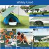 XIANGBINXUAN Camping Tent Tarp Tarps Heavy Duty Waterproof, UV Protection Durable Portable Compact Tarp Sunshade 210D Oxford with Complete Accessories, for Backpacking Hiking (Orange) view 2