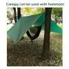 XIANGBINXUAN Tent Tarps Camping Waterproof and Lightweight Tent Tarp, Premium Tarp Tent Shelter UV Protection Lightweight PU 3000mm Waterproof Ripstop Fabric for Traveling Backpack (Green Rhombus) view 4