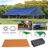 XIANGBINXUAN Tent Tarps Camping Tarps Tents, Waterproof Camping Tarp Protection UV Lightweight Camping Shelter Multipurpose Durable Portable Compact Rain Tarp for Hiking Travel (3x3/10x10ft) view 2