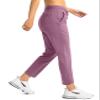 Soothfeel Women's Pants with 4 Pockets 7/8 Stretch High Waisted Sweatpants Travel Athletic Work Golf Pants for Women(Dark Pink, X-Large) view 2
