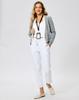 Soothfeel Women's Pants with 4 Pockets 7/8 Stretch High Waisted Sweatpants Travel Athletic Work Golf Pants for Women(White, Medium) view 3